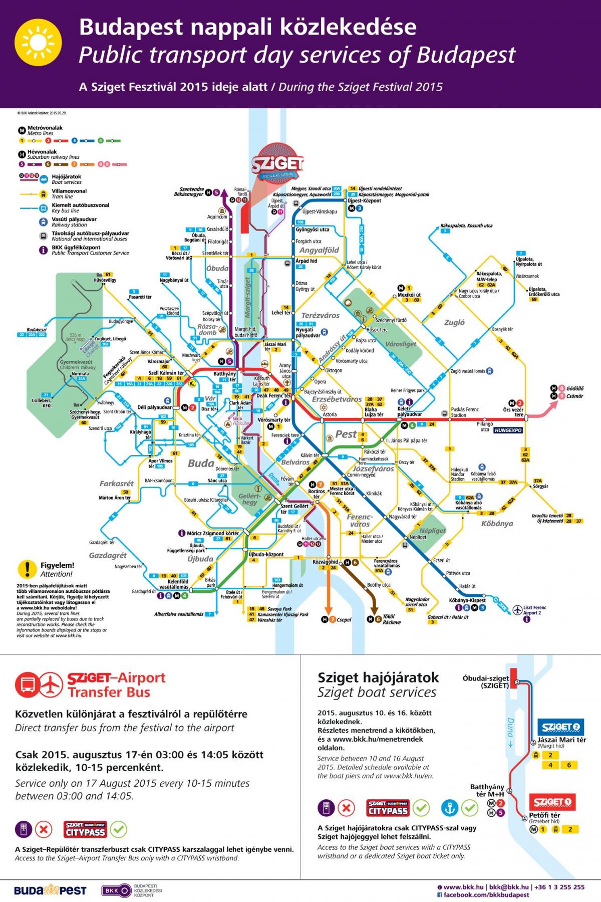 budapest tramvia mapa