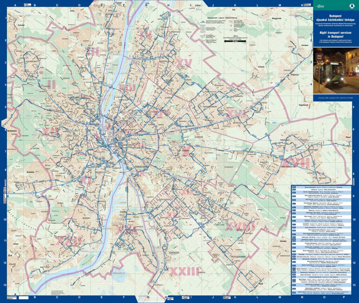 budapest nit bus mapa