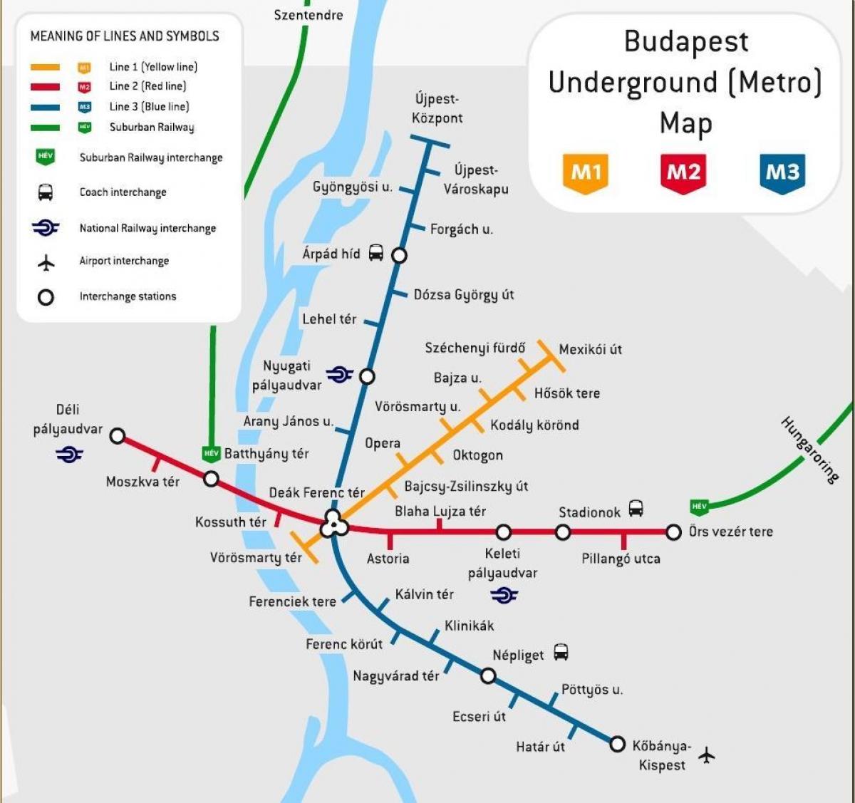 tramvia 2 budapest mapa