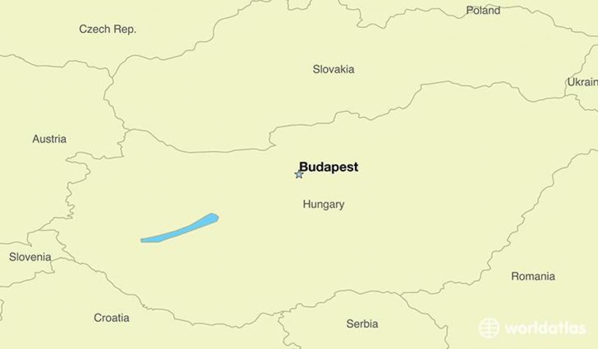 budapest, hongria mapa d'europa