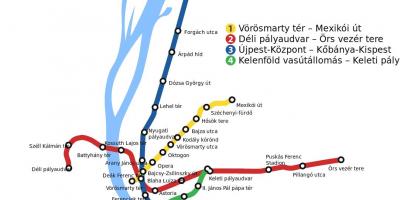 Mapa de budapest estació de keleti