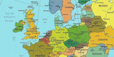 Mapa de budapest a europa
