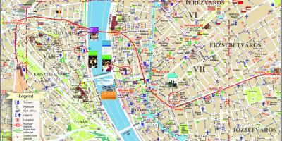 Budapest principals atraccions mapa