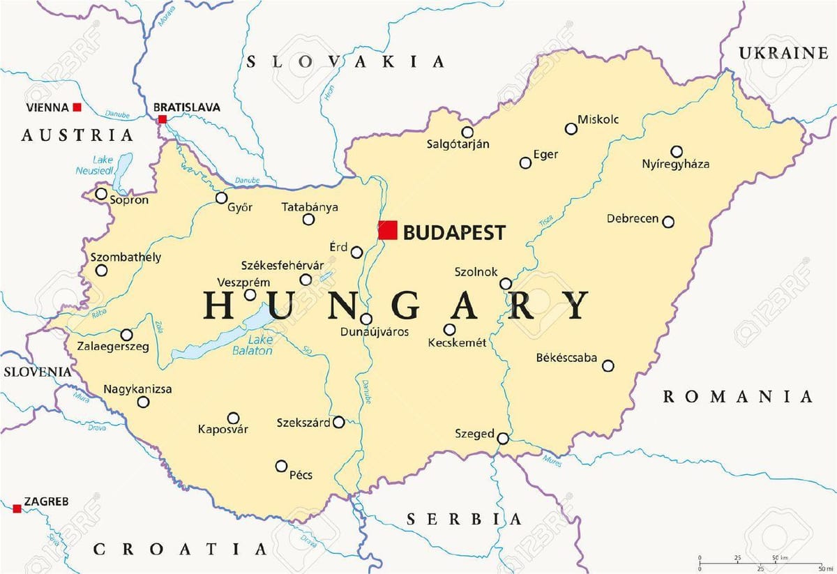 budapest ubicació mapa del món