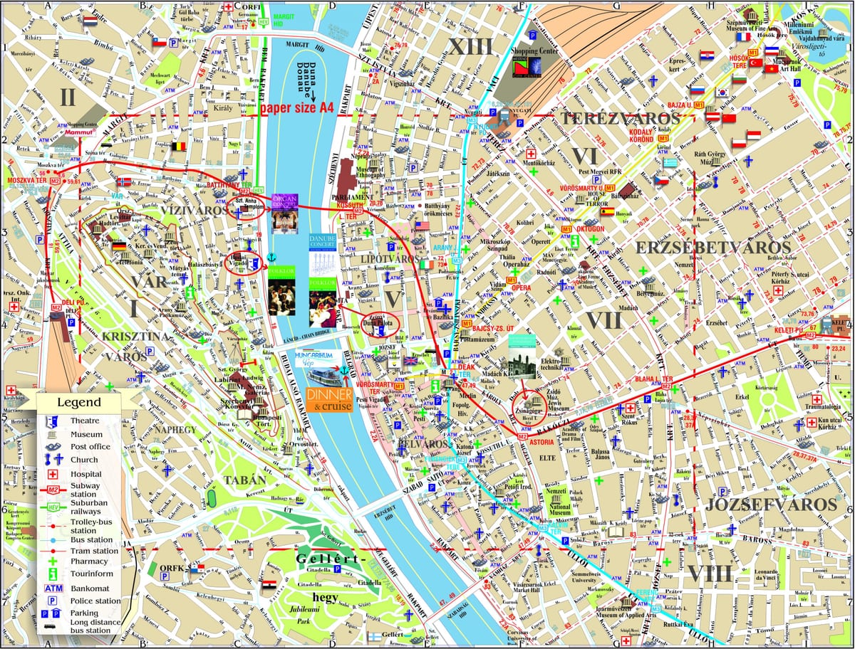 coses per veure a budapest mapa