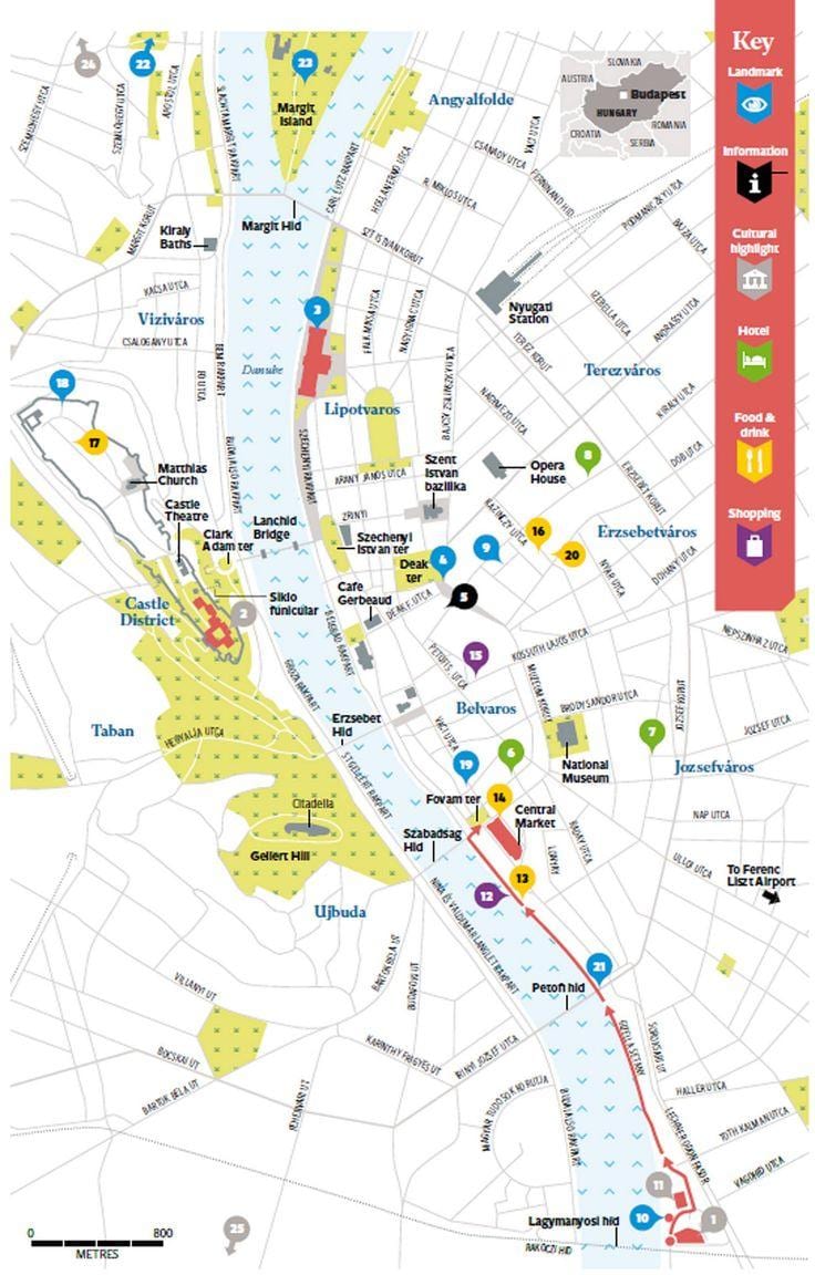 mapa de la ruïna pubs budapest