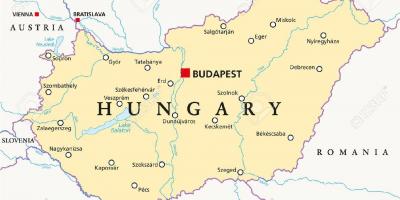 Budapest ubicació mapa del món