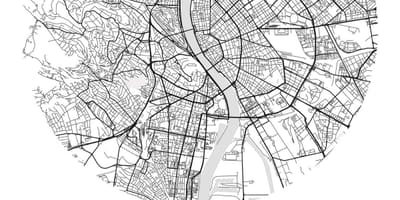 Mapa de budapest carrer de l'art