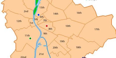 Budapest districte 8 mapa