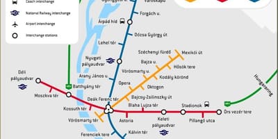 Budapest mapa de l'estació de tren