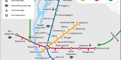 Budapest estació d'autobusos mapa