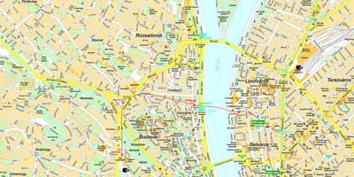 Mapa de budapest i els seus voltants