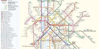 Budapest transport públic mapa