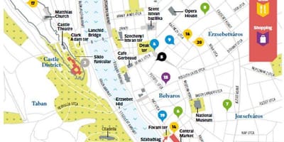 Mapa de la ruïna pubs budapest